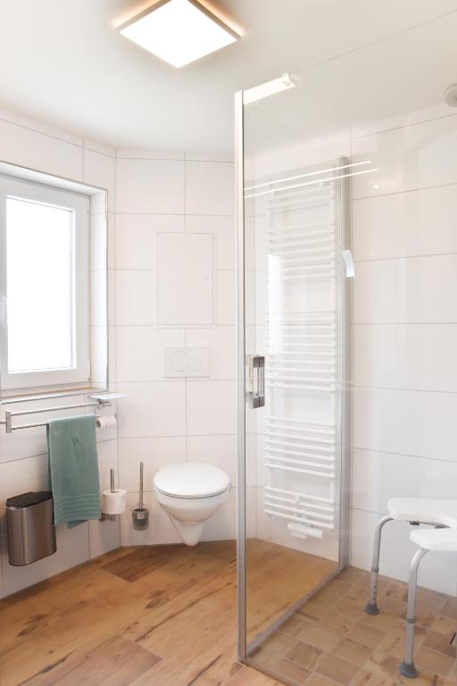 Koupelna v ubytování Ferienwohnung Spreeblick