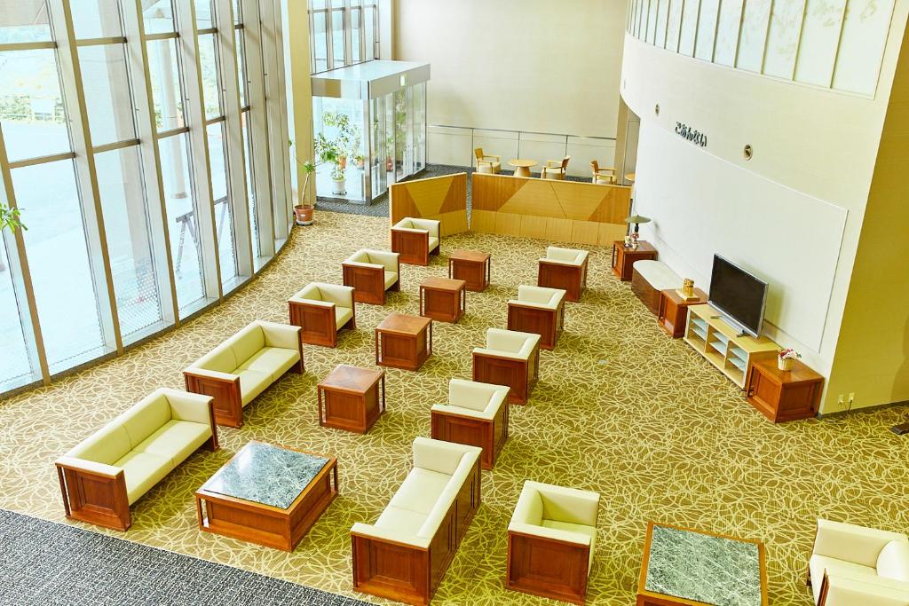 Posezení v ubytování KAMENOI HOTEL Ichinoseki