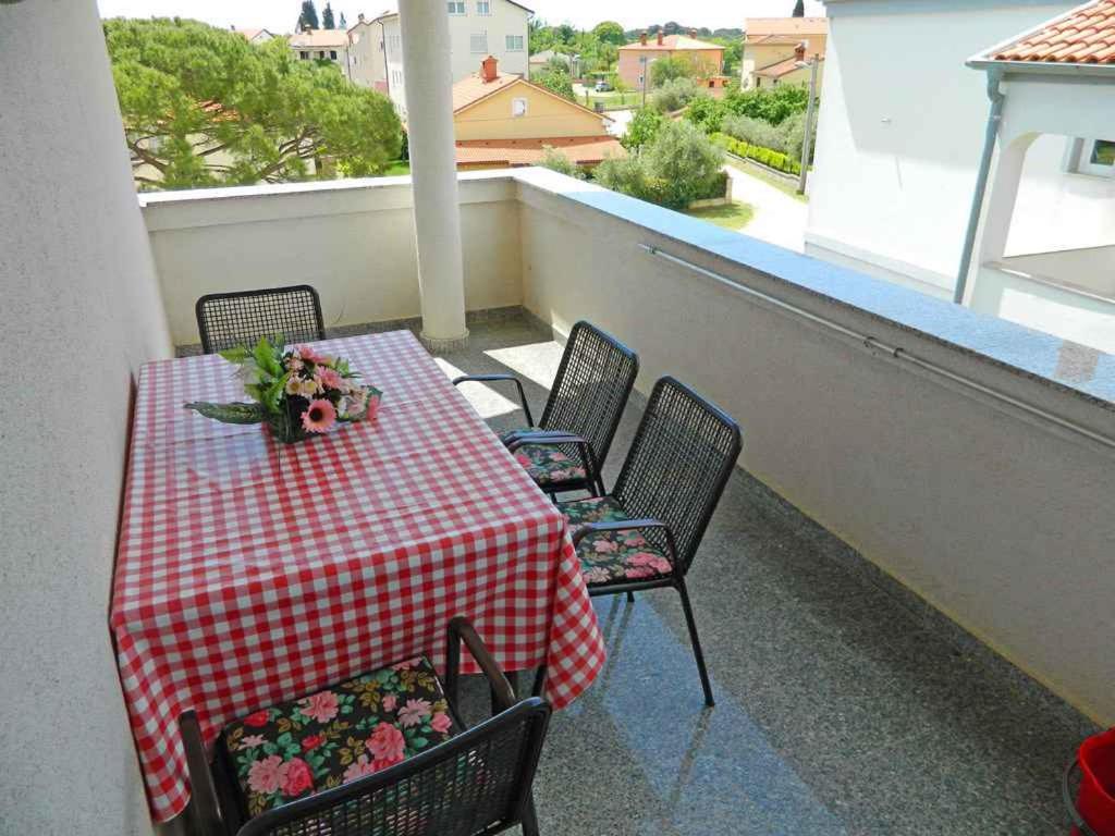 Balkón alebo terasa v ubytovaní Apartment in Valbandon - Istrien 27864