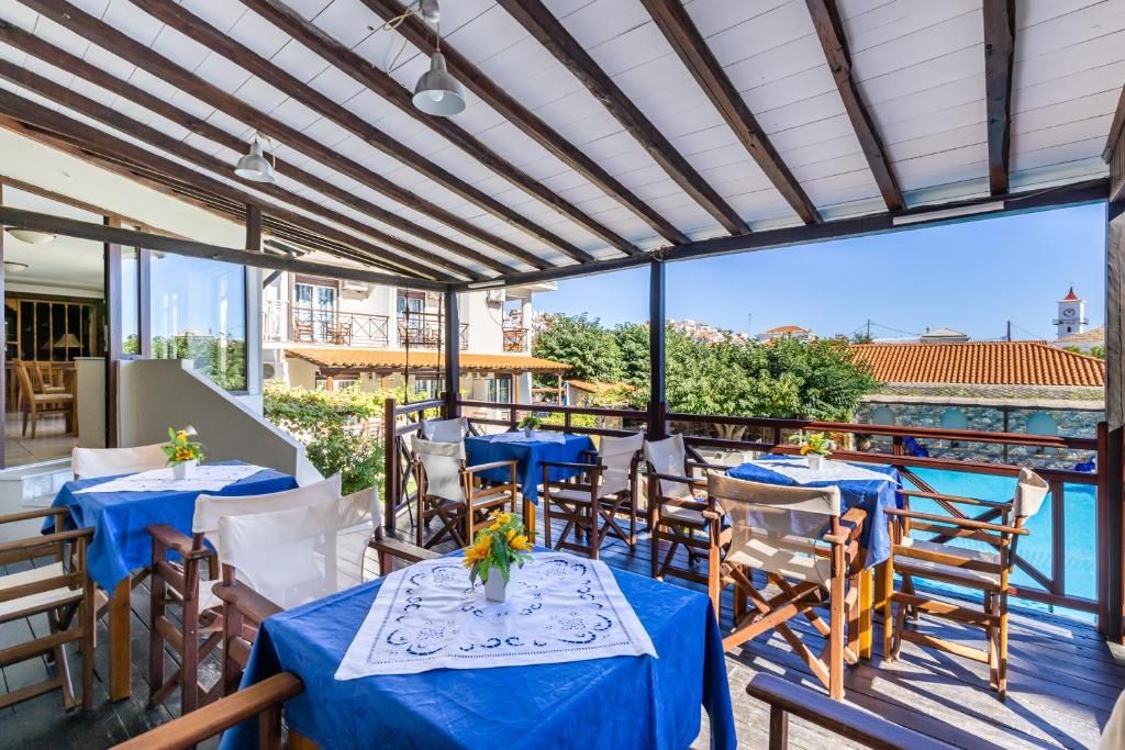 Balkón nebo terasa v ubytování Ionia Hotel