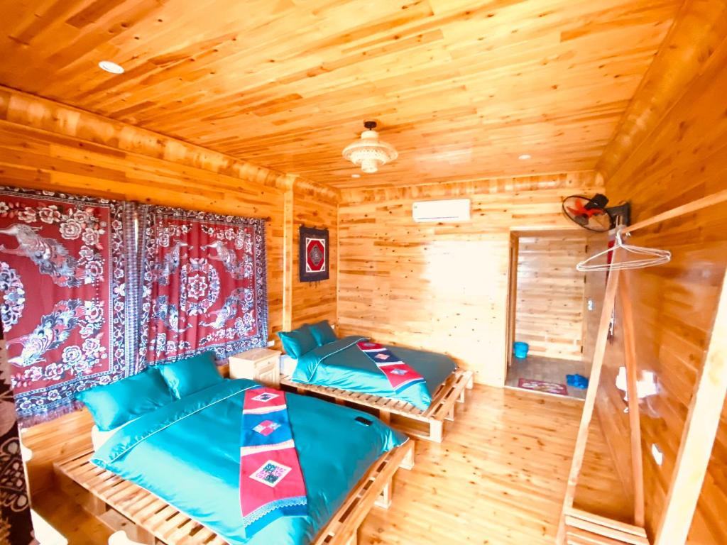 Postel nebo postele na pokoji v ubytování Peace Home