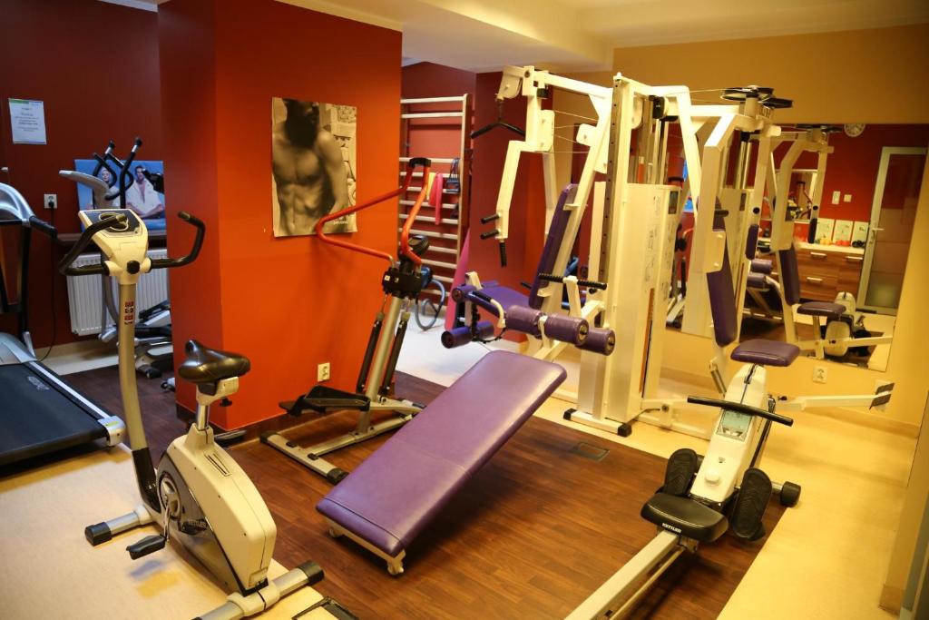 Fitness centrum a/nebo fitness zařízení v ubytování Uzdrowisko Polczyn SPA Zacisze