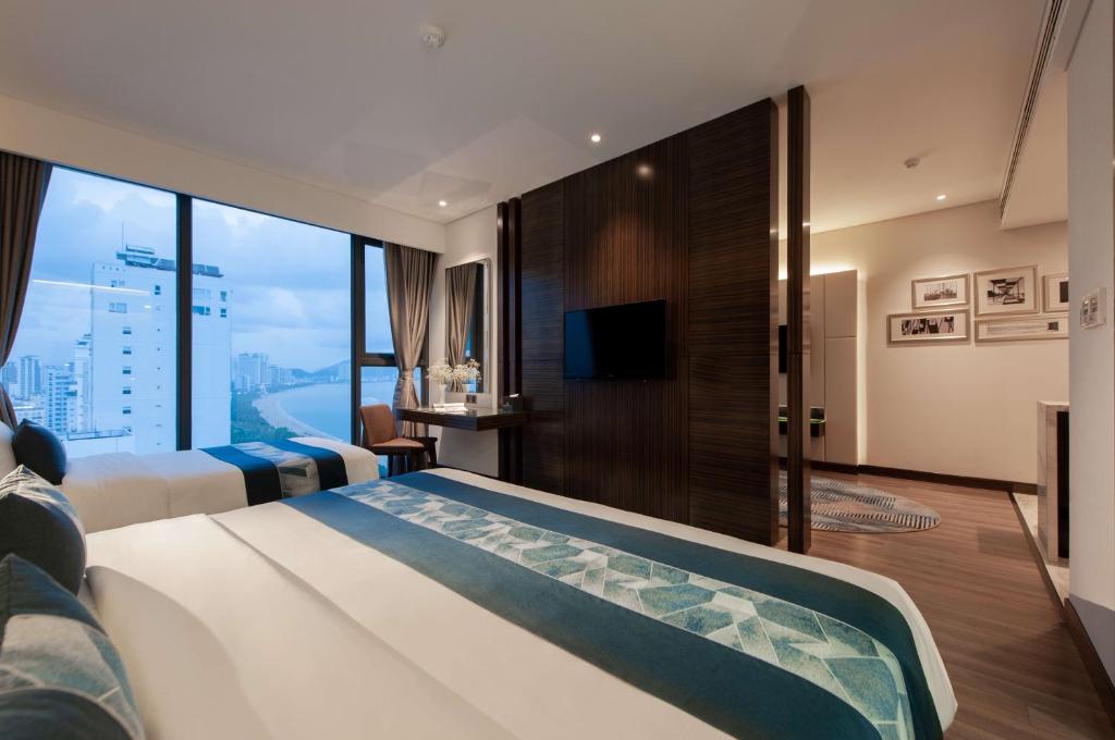 Suite Gia Đình Có Tầm Nhìn Ra Biển Và Ban Công