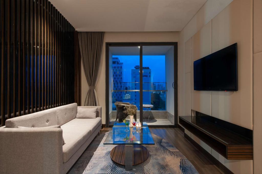 Suite Gia Đình Có Tầm Nhìn Ra Biển Và Ban Công