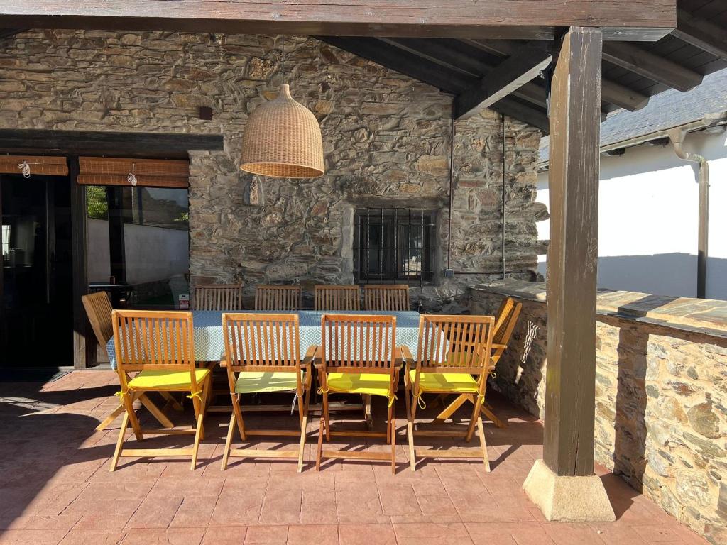 Patio nebo venkovní prostory v ubytování Casona Las Burillas