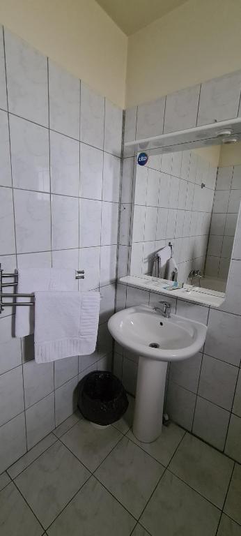 Koupelna v ubytování Hotel SYM