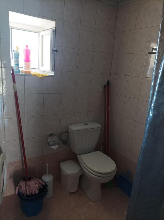 Koupelna v ubytování Villa Fraoulitsa