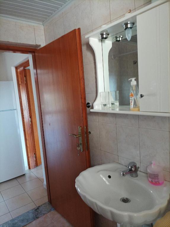 Koupelna v ubytování Villa Fraoulitsa