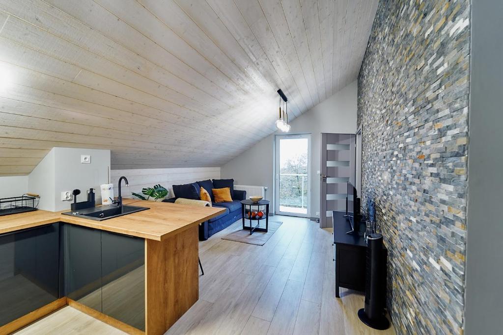 Kuchyňa alebo kuchynka v ubytovaní LAGUNA Apartament Polanica Residence 57