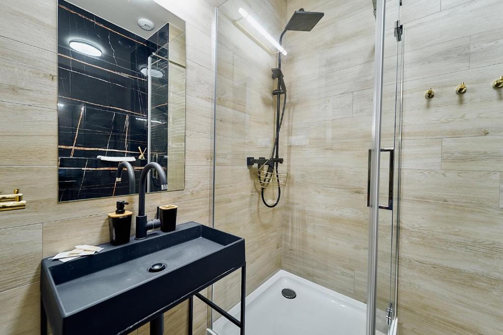 Kúpeľňa v ubytovaní LAGUNA Apartament Polanica Residence 57