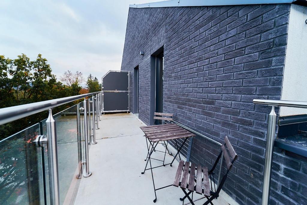 Balkón alebo terasa v ubytovaní LAGUNA Apartament Polanica Residence 57