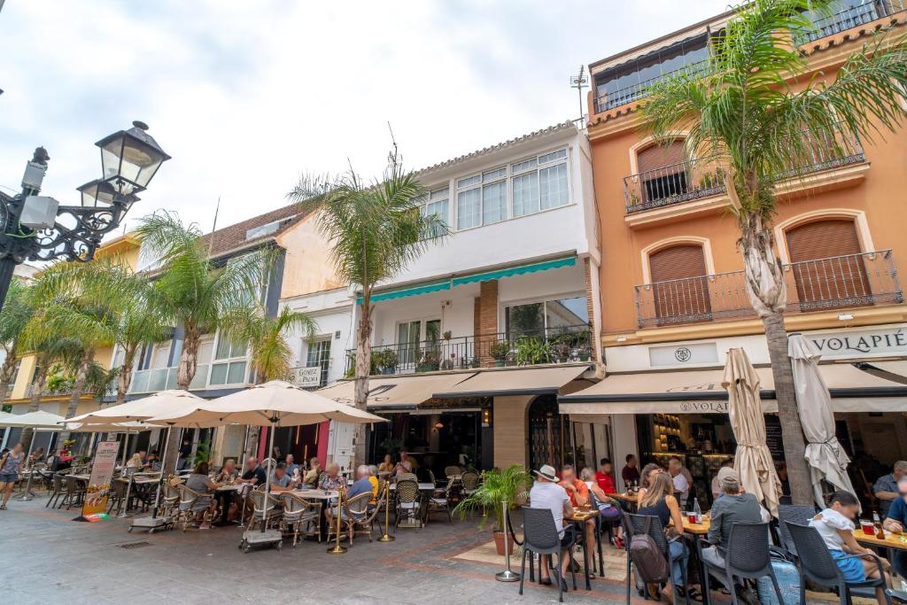 Fotografie z fotogalerie ubytování Acogedor apartamento centro ciudad, 1m playa, Terraza v destinaci Fuengirola