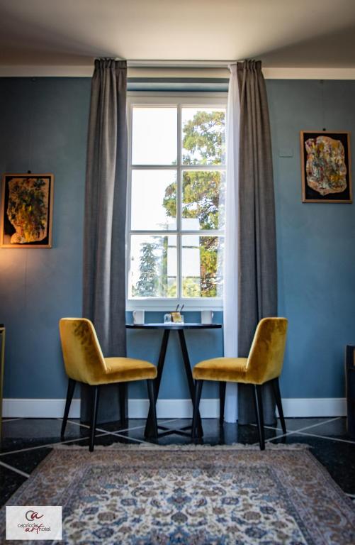Posezení v ubytování Capriccio Art Hotel