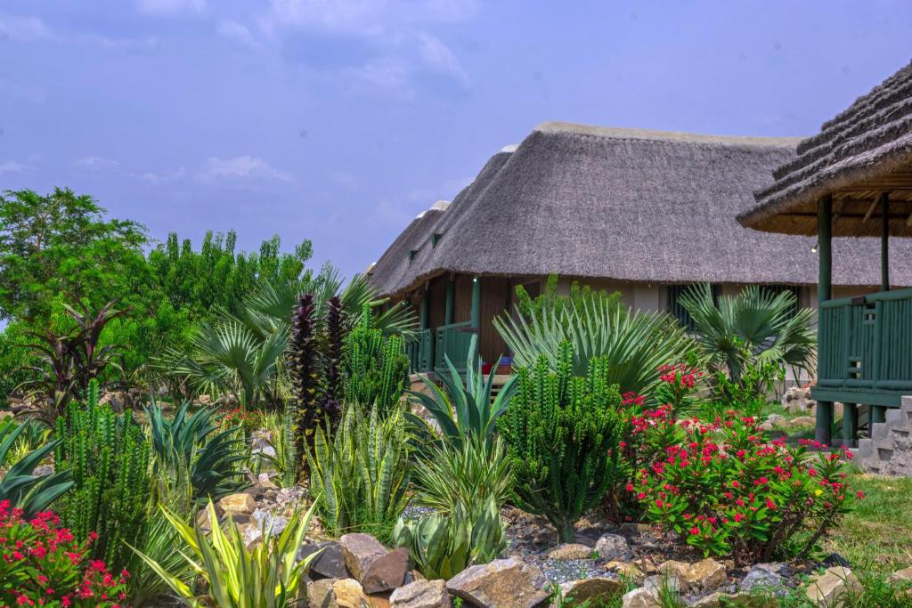 Zahrada ubytování Tilenga Safari Lodge