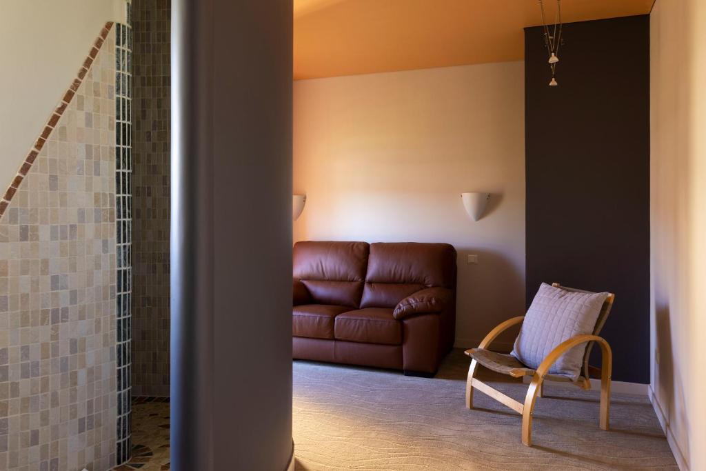 Posezení v ubytování Hôtel du Bollenberg - Restaurant "Côté Plaine" - Spa de la Colline