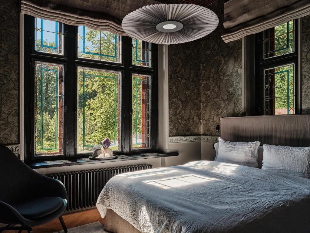 Posteľ alebo postele v izbe v ubytovaní Jaskółka Dom i SPA