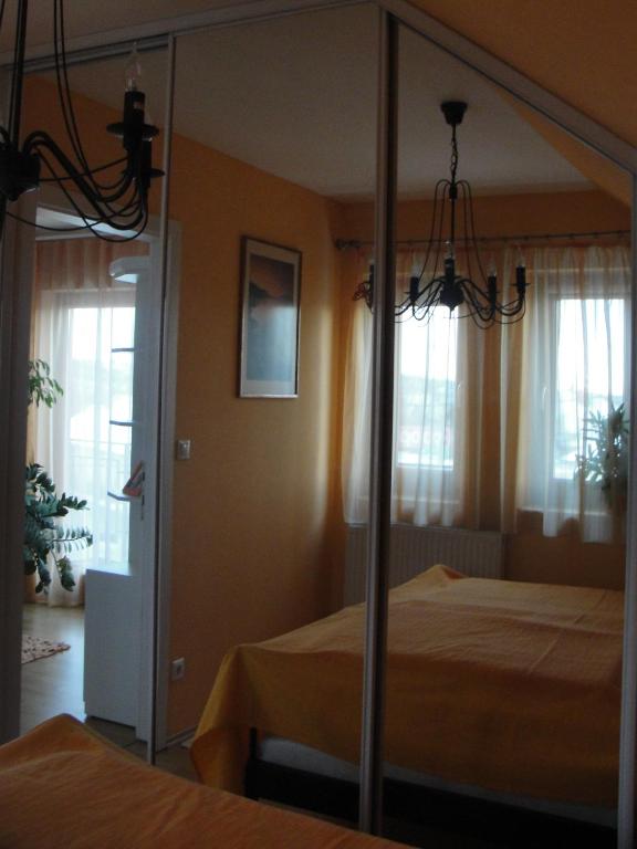 Posteľ alebo postele v izbe v ubytovaní Ferienwohnung