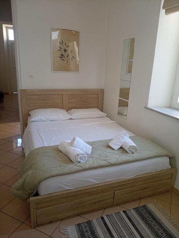 Postel nebo postele na pokoji v ubytování Cozy Rhodes Central