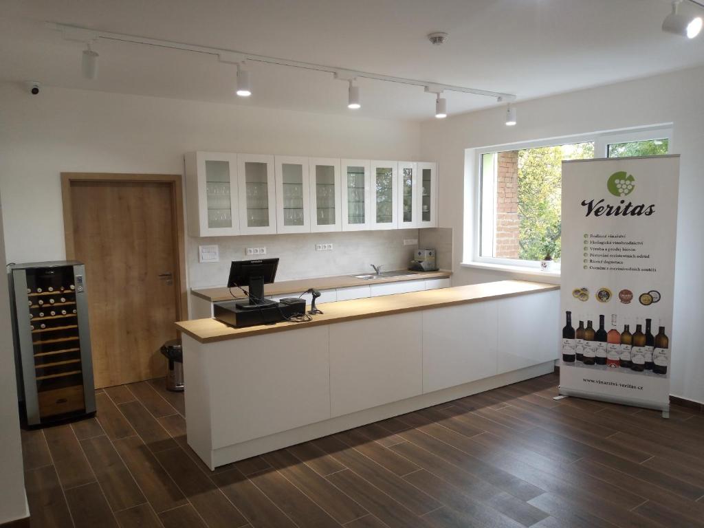 Η κουζίνα ή μικρή κουζίνα στο VINAŘSTVÍ VERITAS - apartmány