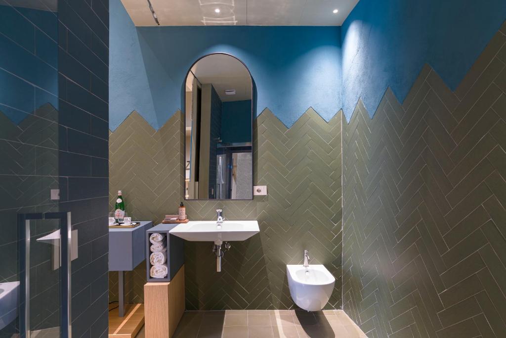 Koupelna v ubytování BASTIÒ PRIVATE SUITES