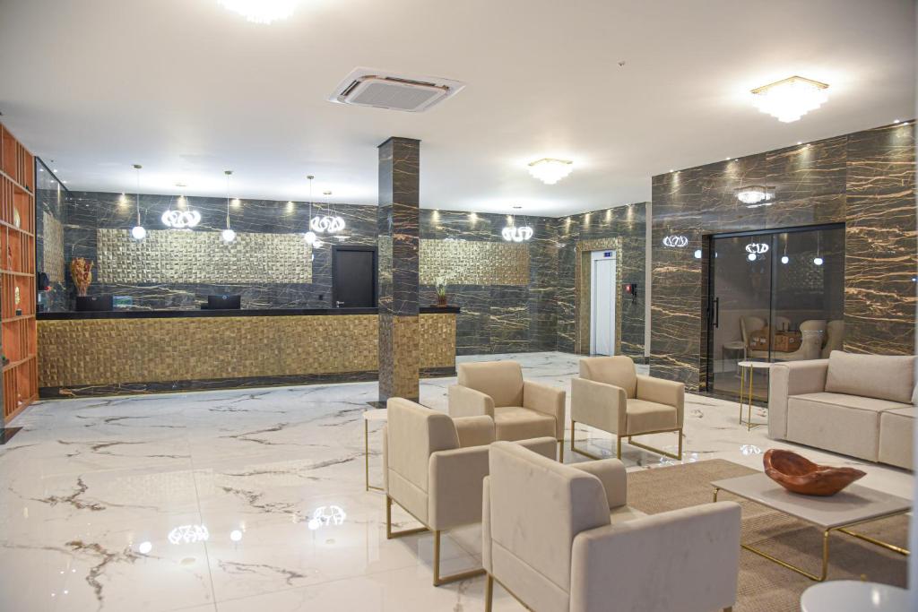 Posezení v ubytování Hotel Titanic Penedo
