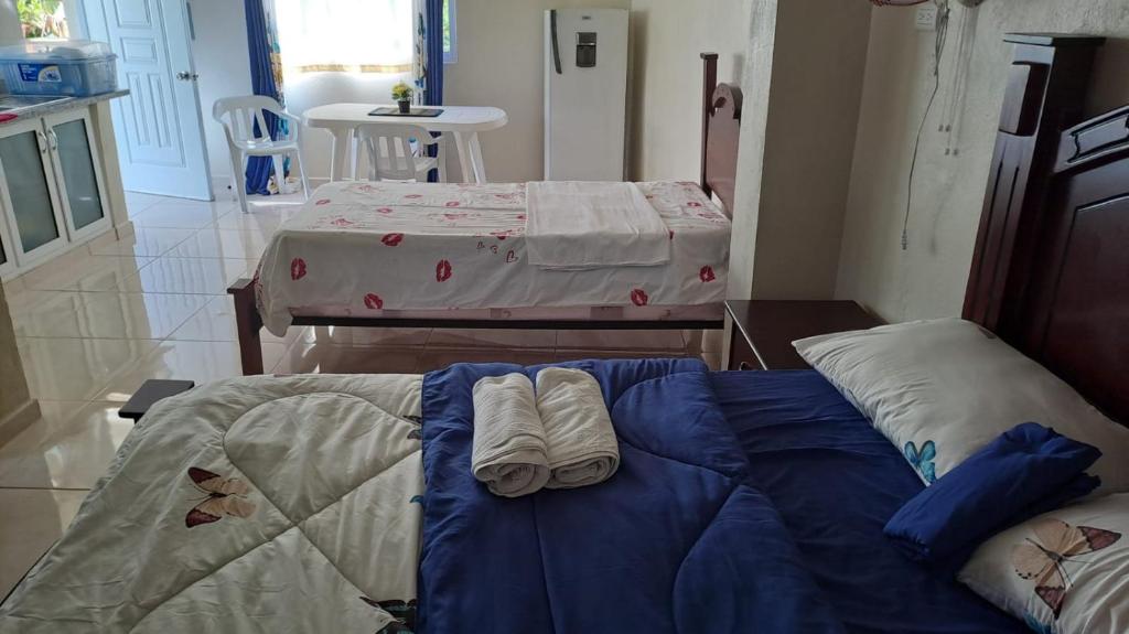 Postel nebo postele na pokoji v ubytování Casa taina