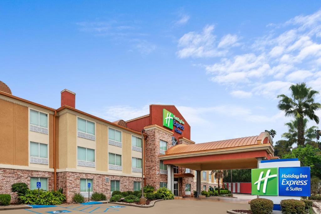 a rendering of a hotel exterior with a hotel at Holiday Inn Express Hotel & Suites Lafayette South, an IHG Hotel in Lafayette
