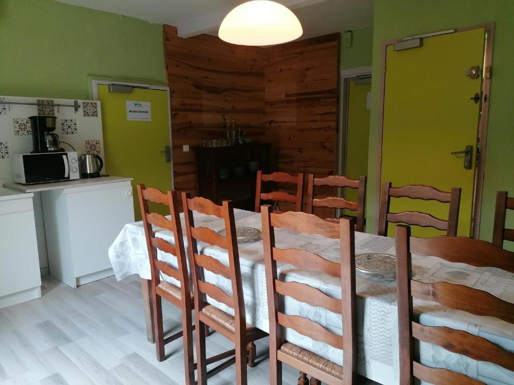 Kuchyň nebo kuchyňský kout v ubytování Auberge Chez Gabrielle - Vallée de Lesponne