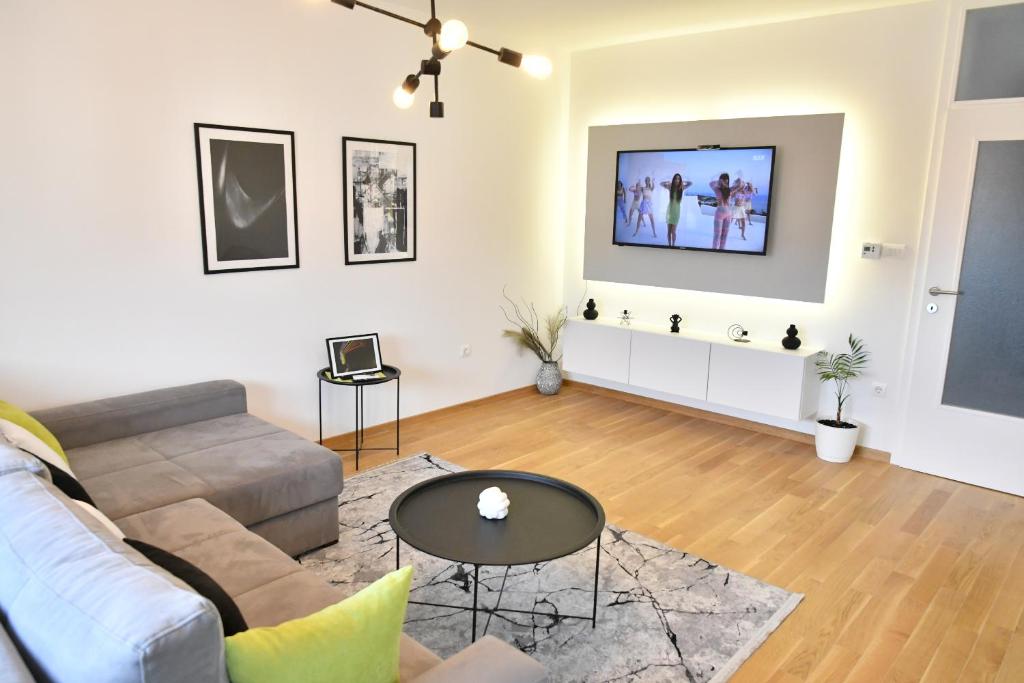 Posezení v ubytování Apartman Daniela