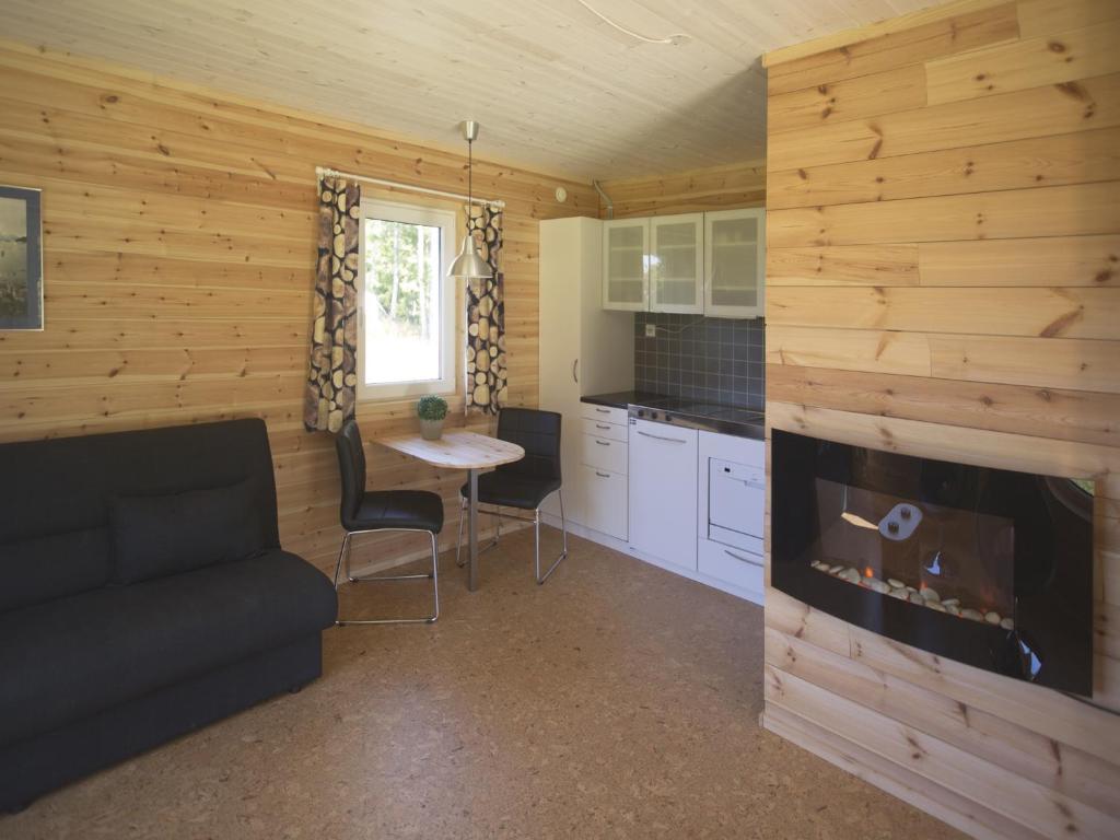 Kuchyň nebo kuchyňský kout v ubytování Hamgården Nature Resort Tiveden