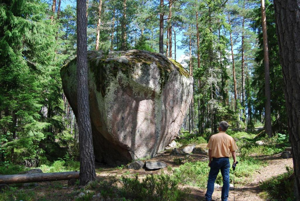 Příroda nedaleko venkovského domu