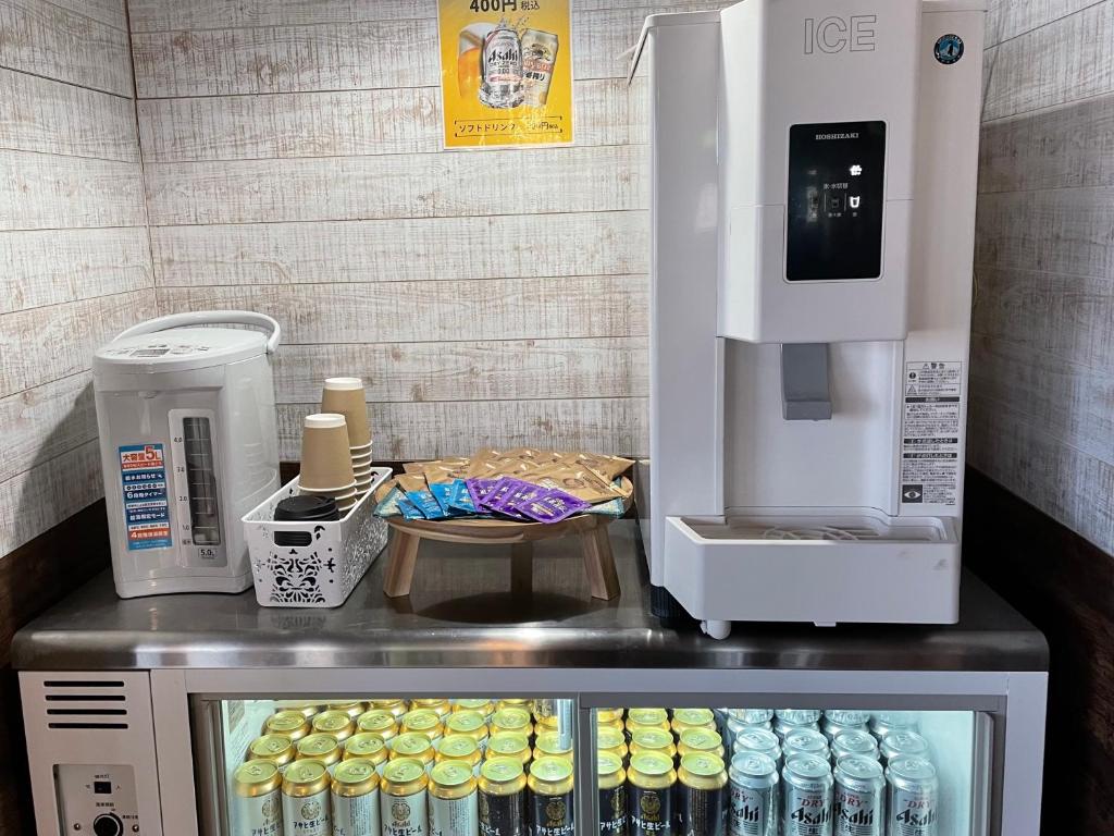 Een keuken of kitchenette bij 旅館 竹屋 Takeya