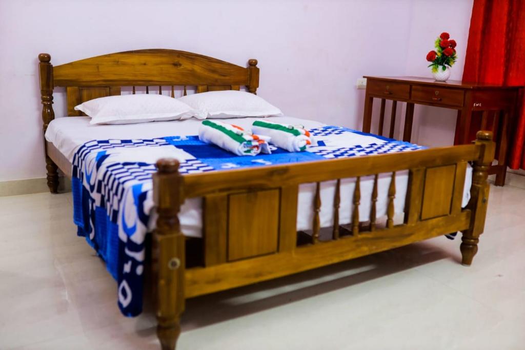 Postel nebo postele na pokoji v ubytování Verge Hostel