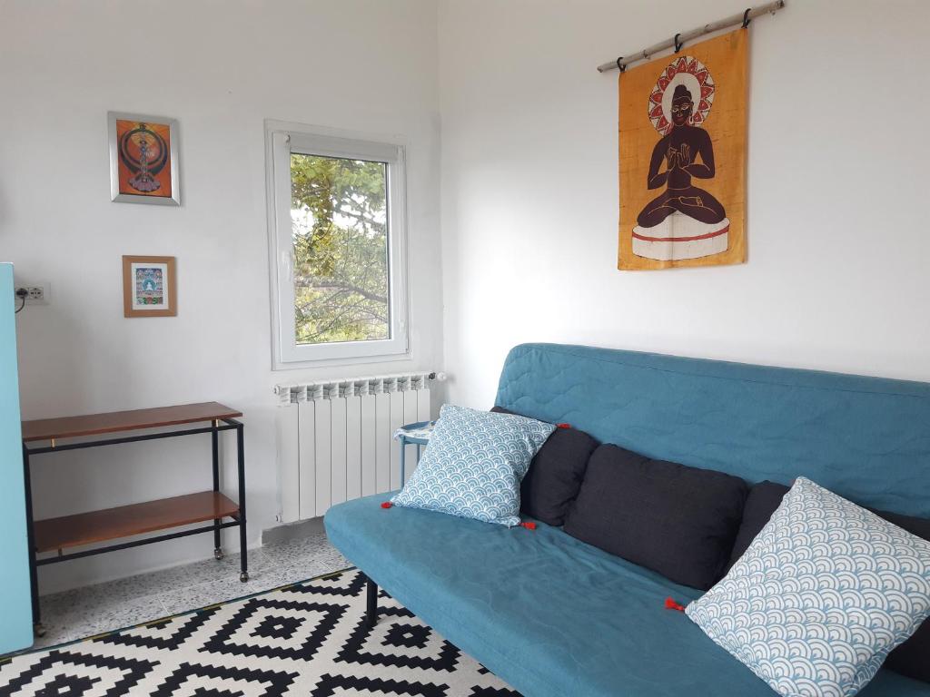 Posezení v ubytování Casa Ananda