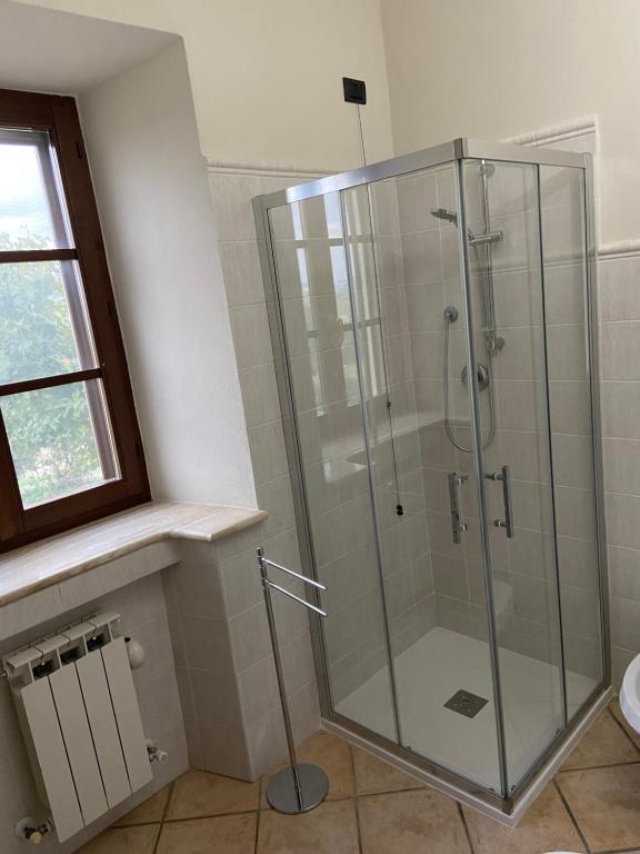 A bathroom at Agriturismo Il Pozzo