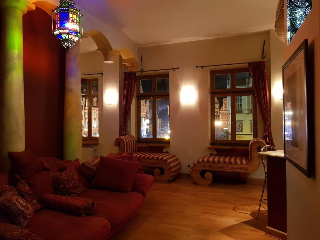Fotografia z galérie ubytovania Unique luxury studio on Market Square (Rynek) in the heart of Wroclaw vo Vroclavi