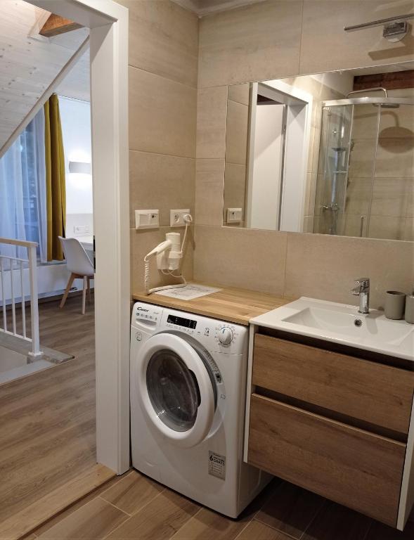 Koupelna v ubytování Apartmán Kollarovi