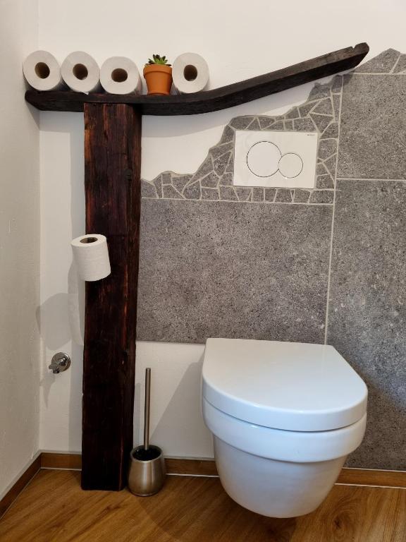 Koupelna v ubytování Apartma1 pri Adamu