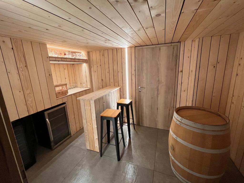 Kuchyň nebo kuchyňský kout v ubytování Gîte Chez Doumé