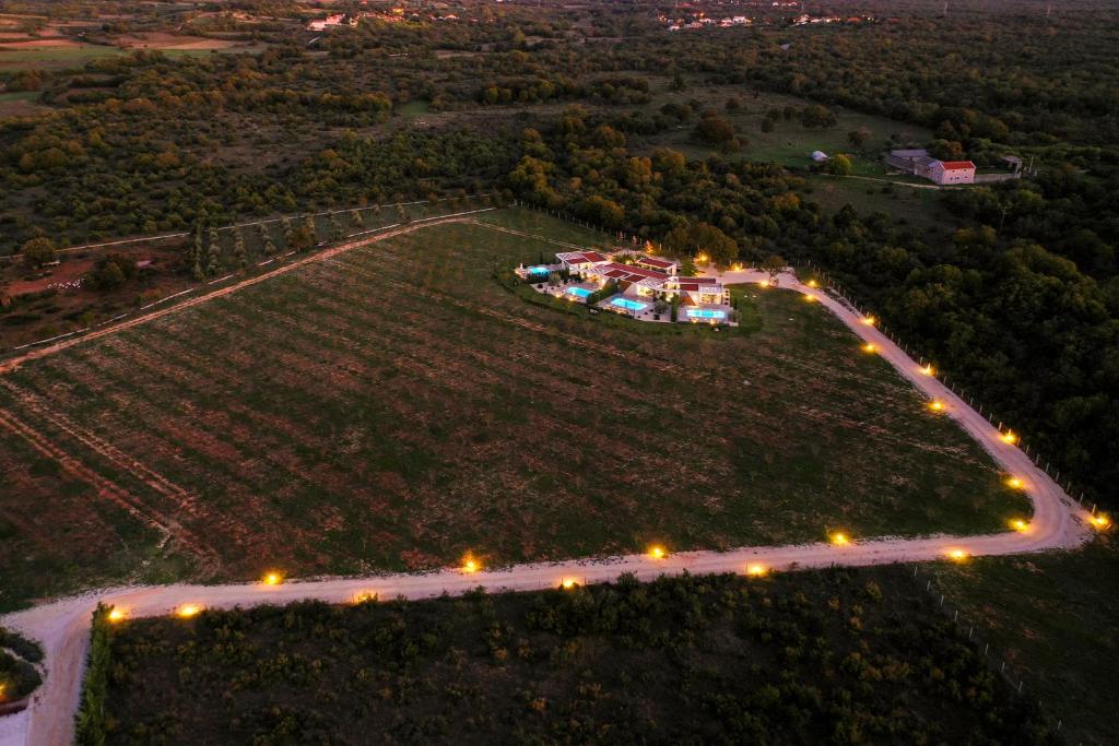Letecký snímek ubytování Villas Terraneo