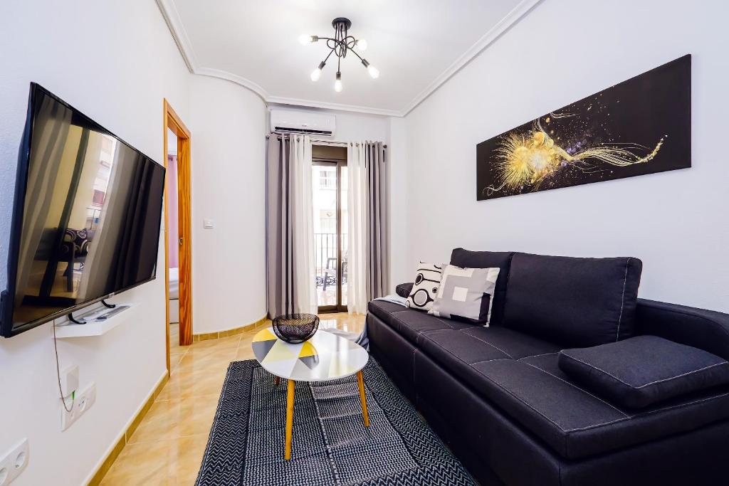 TV a/nebo společenská místnost v ubytování Holiday San Miguel 1/8