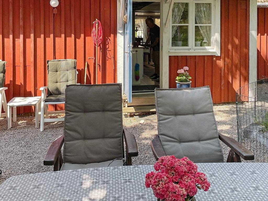 Posezení v ubytování Holiday home öRSJö II
