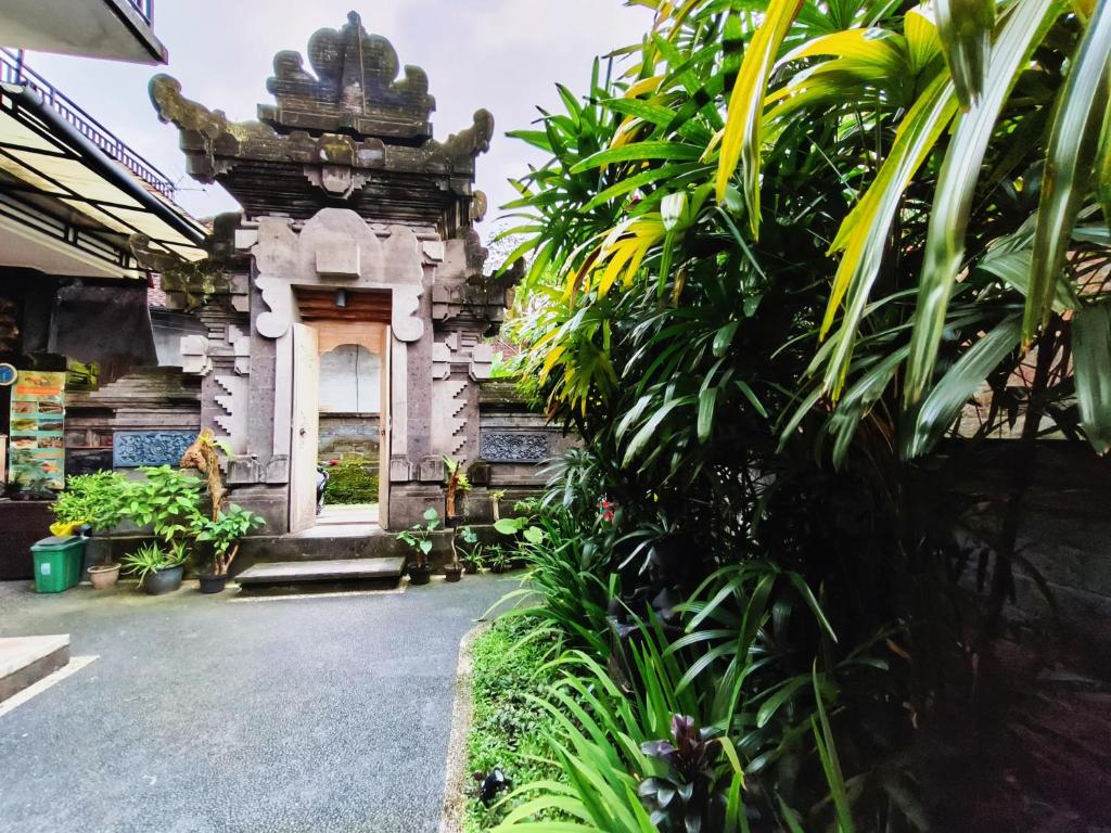 Zahrada ubytování Warji House 1 Ubud Centre