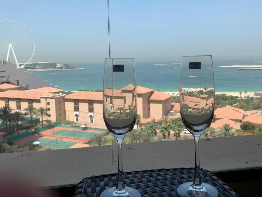 JBR Panoramic Seaview beachfront 1BR furnished apt