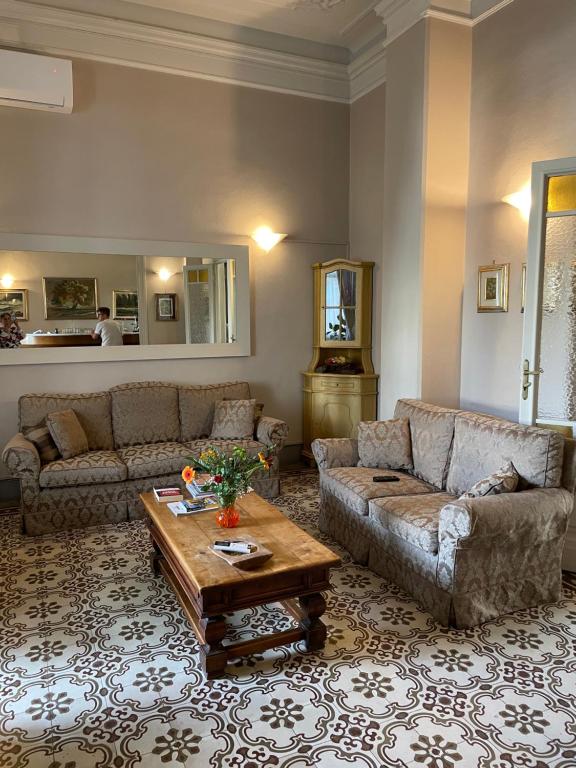 Posezení v ubytování Hotel Lukas