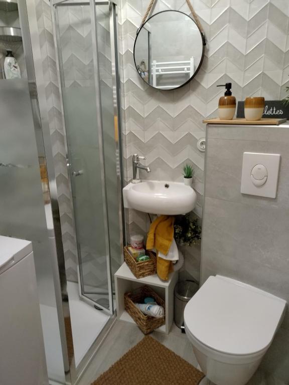 Łazienka w obiekcie Apartman 7th Heaven