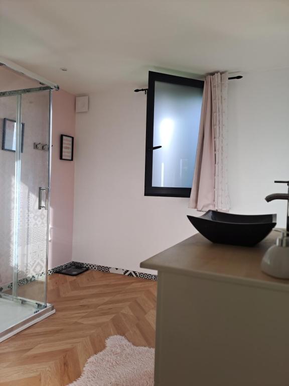 Kúpeľňa v ubytovaní Villa des 3 chênes