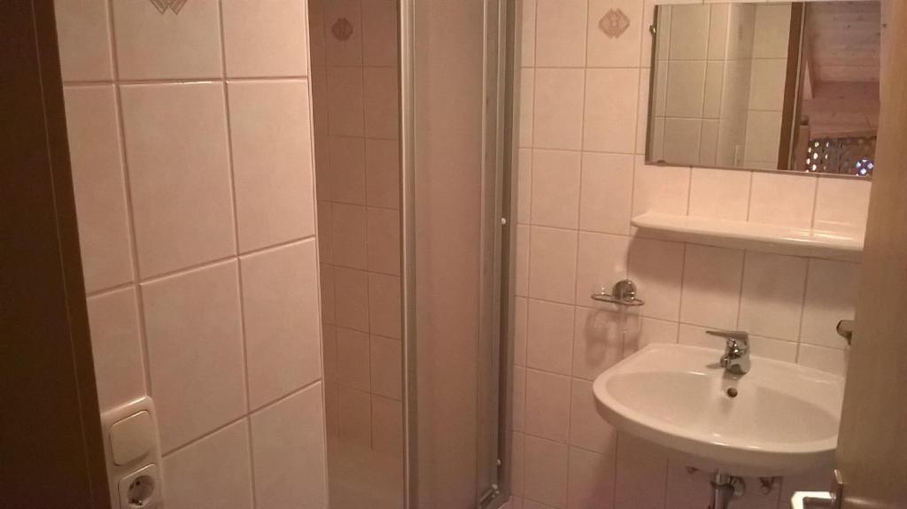Kúpeľňa v ubytovaní Haus Franziska