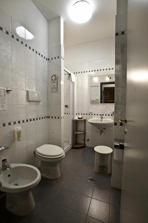 Koupelna v ubytování Hotel Nastro Azzurro