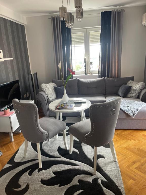 Posezení v ubytování LEA-Lux Apartment